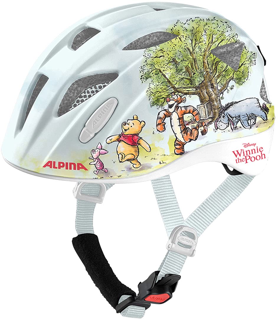 ALPINA Unisex - Children, XIMO DISNEY cycling helmet, Winnie Pooh, 49-54 cm