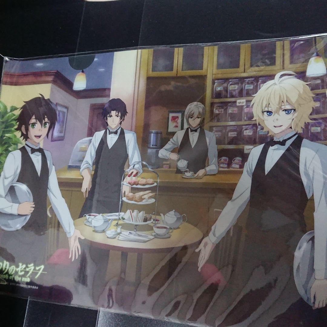 終わりのセラフ　色紙　クリアファイル 終わりのセラフ生誕10周年記念展 | クリアファイル C