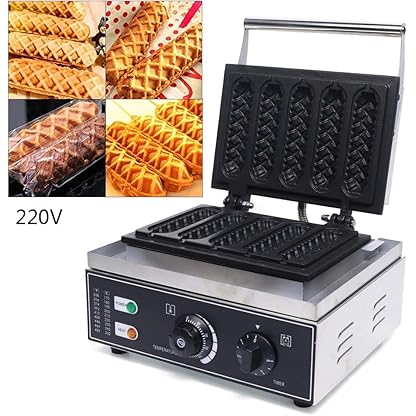 Waffeleisen Sandwichmaker, Waffelautomat, Waffel Maker, Donut-Herstellungsmaschine, Antihaft-Platte, 1500W, Automatische Temperaturregelung – Bild 8