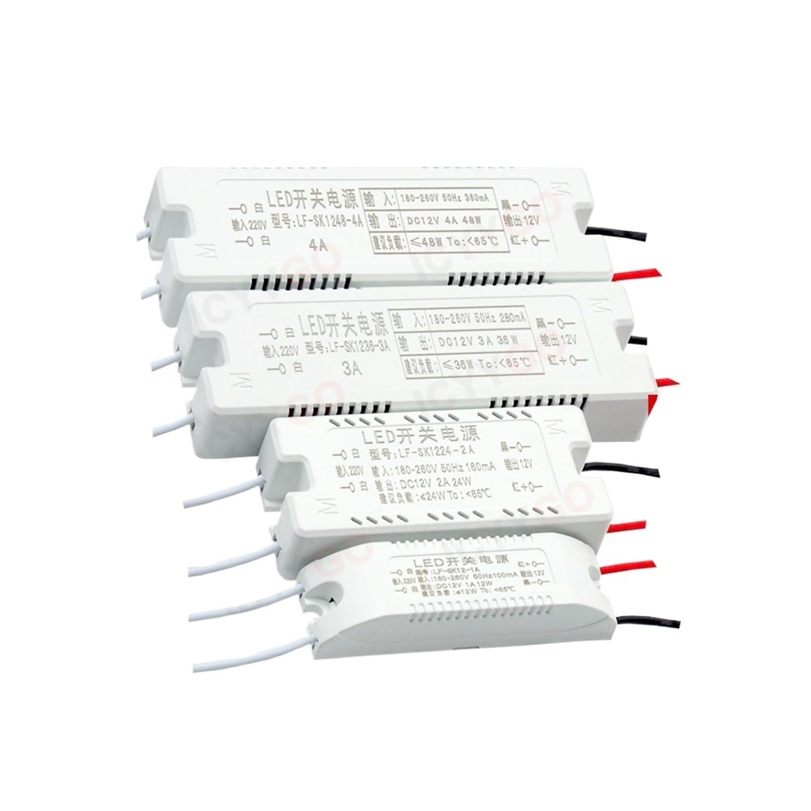Fuente de alimentación conmutada LED, 12 V CC/24 V CC, for espejo inteligente, caja de maquillaje, armario, espejo de baño, fuente de alimentación.(3A 24V 72W)