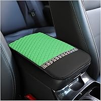 Vista 18 de Funda de cuero brillante para consola central de automóvil, protector de consola central de automóvil con diamantes de imitación de cristal