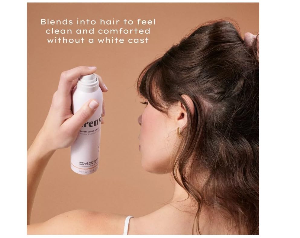 Being Frenshe Cashmere Vanilla DRY SHAMPOO, Ritual Refresh with Hyaluronic Acid + Rice Starch, 5 fl oz