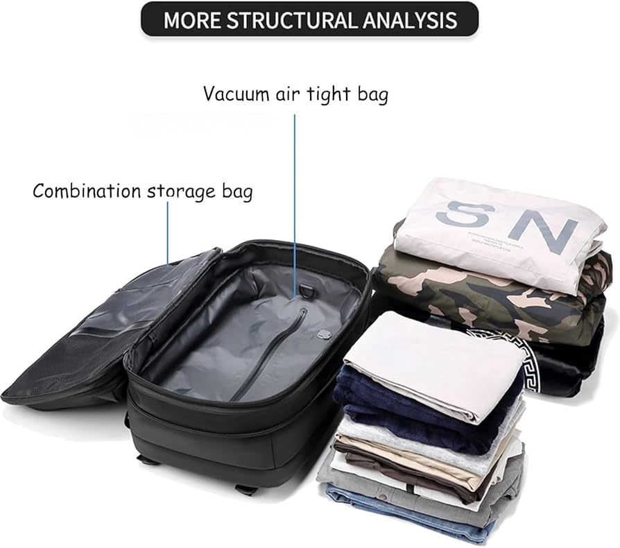 〇Of55 未使用 真空圧縮 バックパック トラベルバッグ 〇Of55 未使用 真空圧縮 バックパック トラベルバッグ Amazon.co