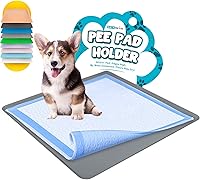 Vista 14 de TidyFriend - Paquete de 2 bandejas para orina de perro, se adapta a soportes de almohadillas para orina de hasta 24 x 24 pulgadas para perros, Rosa