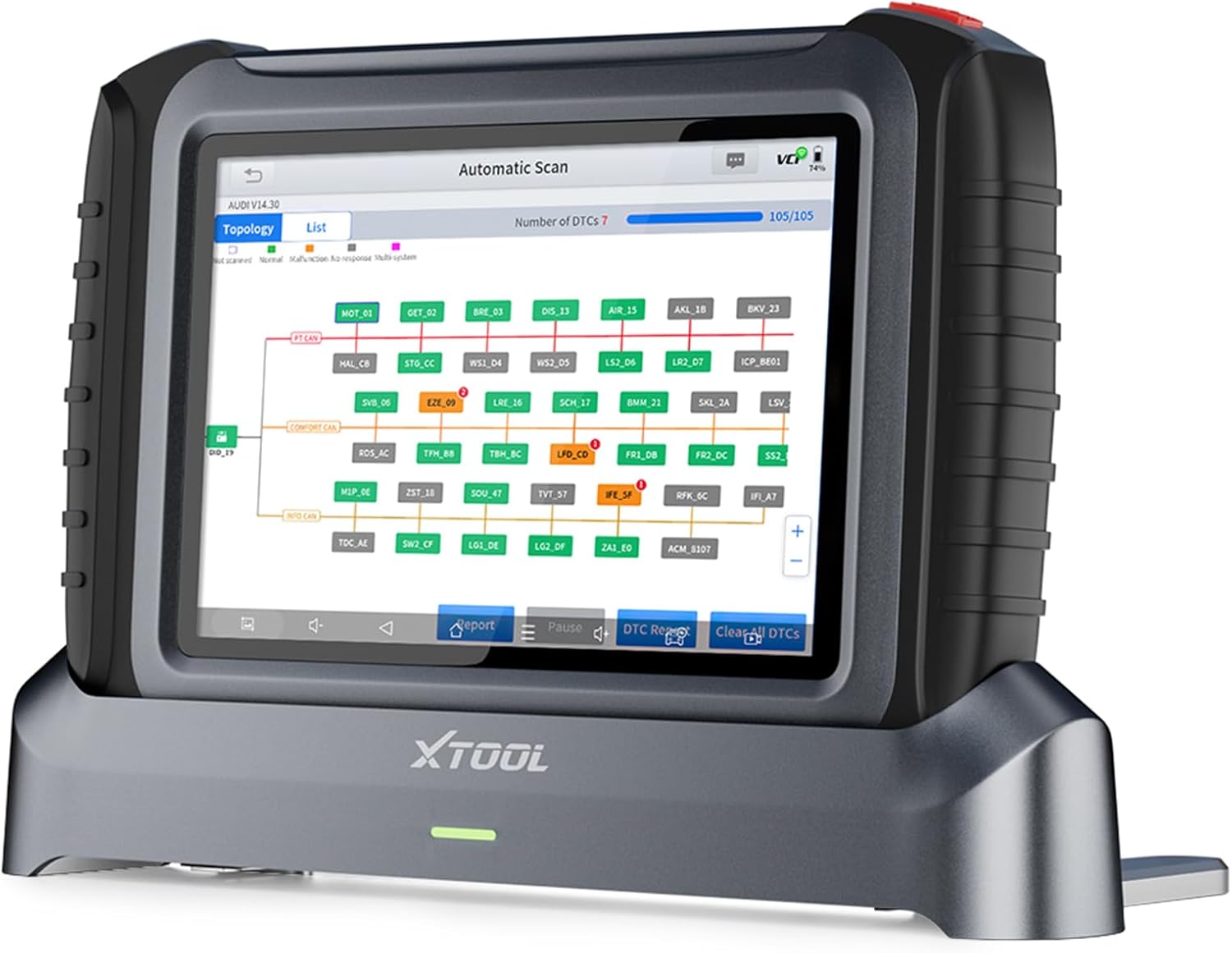 XTOOL IP919 MAX OBD2 Scanner with J2534 Pr0gramming Scan Tool, Topology Map, 51+Resets, ECU C0ding, Upgrade of IP919 PRO, AutoAuth for FCA, CAN FD/DoIP, All System Bidirectional Scanner, 3-y Update