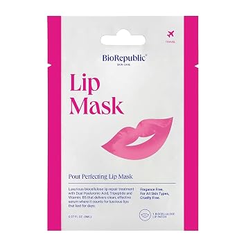 BioRepublic Skincare Moisturizing Lip Mask - Pucker Up Pout Perfecting Lip Mask - Smoothes & Conditions Lips 1