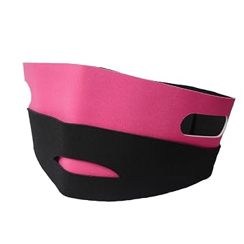 Face Adjustable V-Face Lifting Strap for Facial Firming Contouring Jawline Slimming Double Chin Reducer for Facial LiftingRed