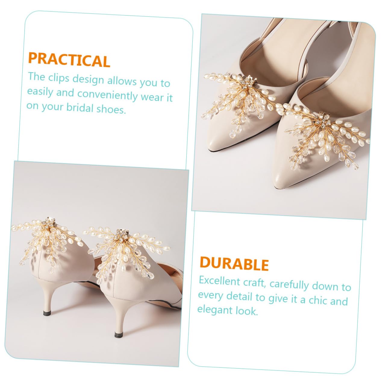 VALICLUD 8pezzi Fibbia Decorativa Per Scarpe Sposa Di Ciondoli Eleganti Con Brillantini e Perle Accessori Per Scarpe Da Cerimonia e Festa