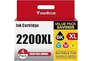 PGI-2200XL Ink Cartridges 4-Pack: Your Printing Powerhouse for Canon Maxify Printers