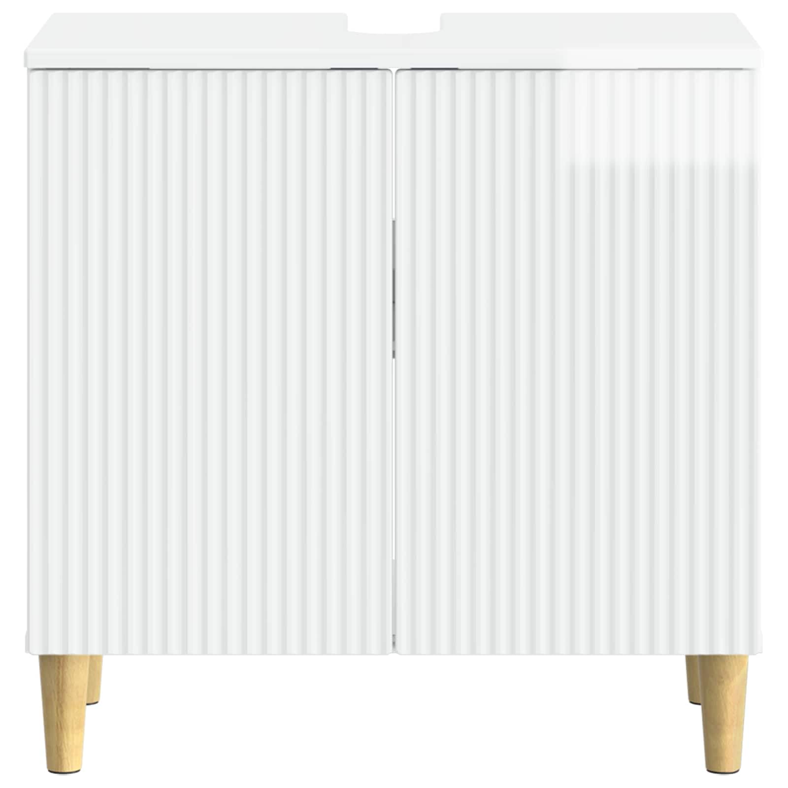 Szafka pod umywalkę ARNHEM wysoki połysk biała 59,5 x 31,5 x 59