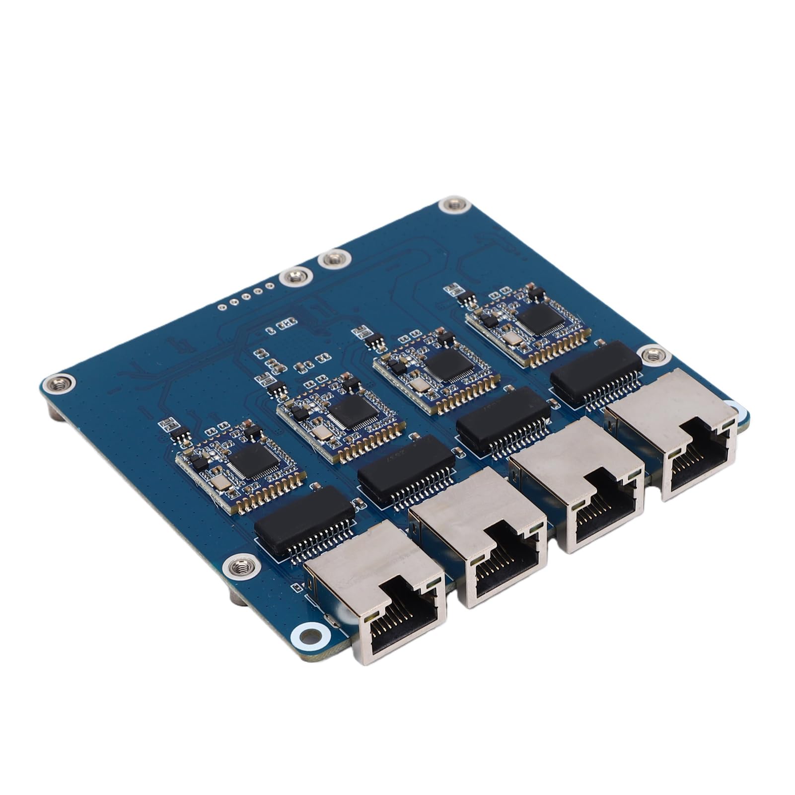 Generic Placa de Expansión PCIe a 4 Canales 2,5G Eth con Transferencia de Datos Estable para Adaptador Ethernet Rasp Pi 5 Listo para Usar
