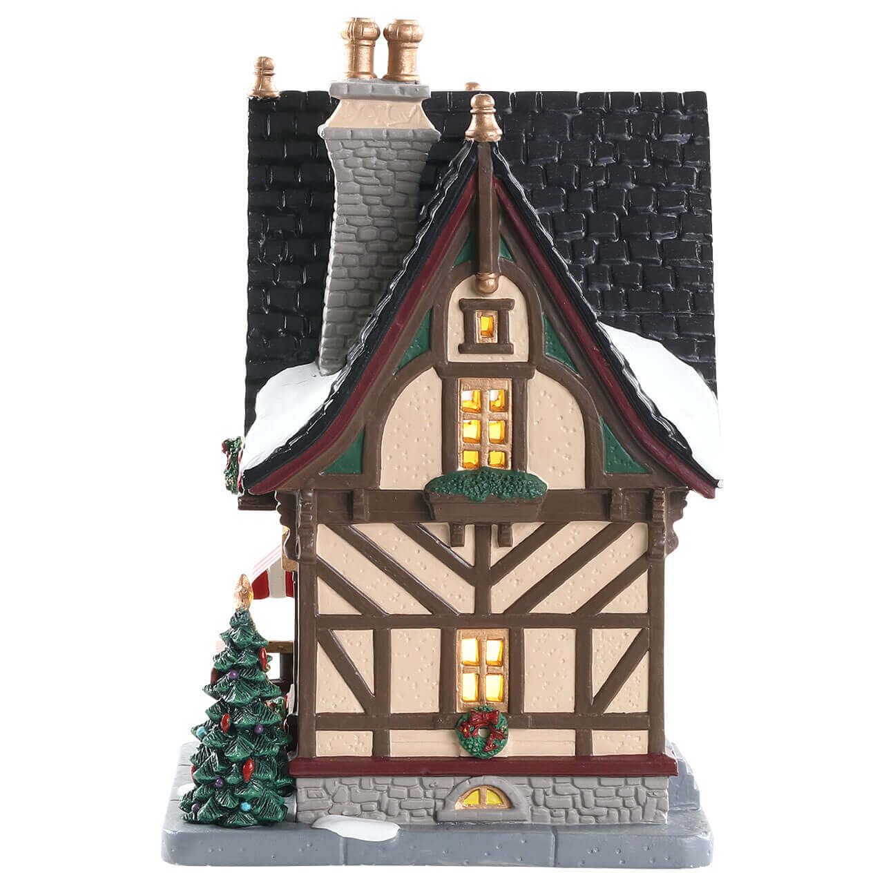Lemax Christmas Village 85387 - Cubby de Navidad con Luces LED, Funciona con Pilas
