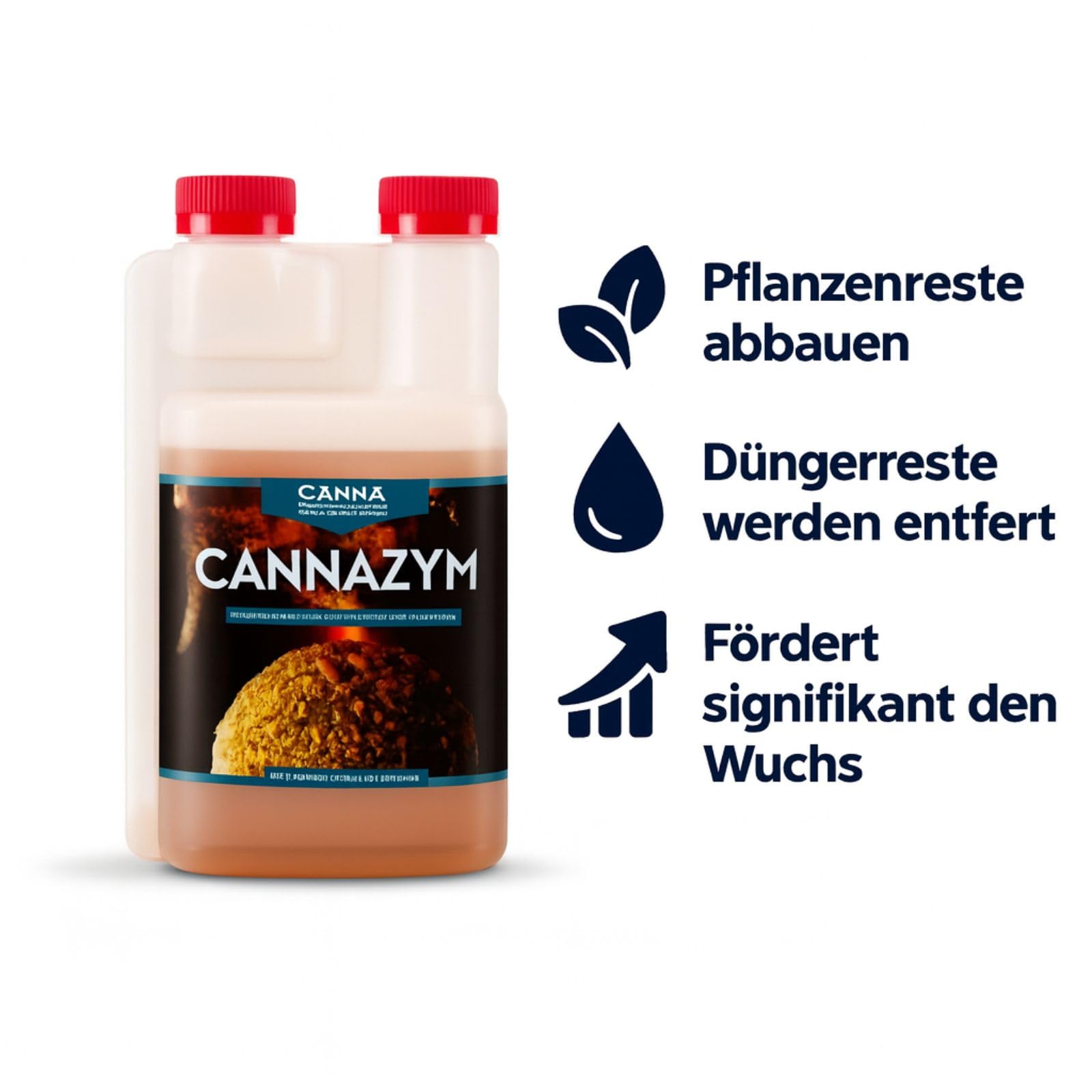 Weedness Canna Cannazym 5 Liter - Grow Anbau Indoor Dünger Substrat Reiniger Erde Flüssigdünger Organischer Bio
