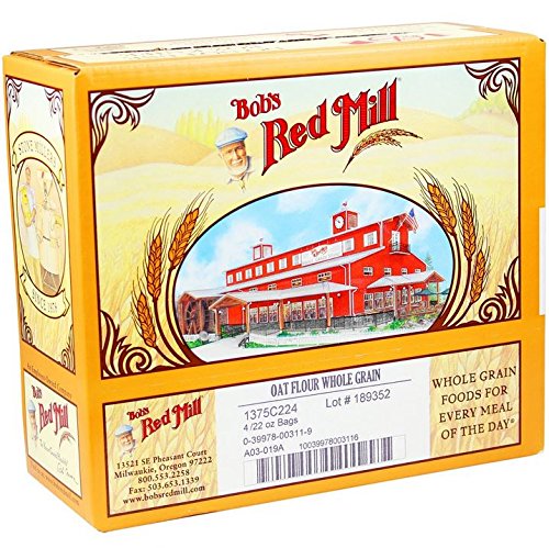 Bob's Red Mill Flour Oat, 22-ounces (Pack of4)
