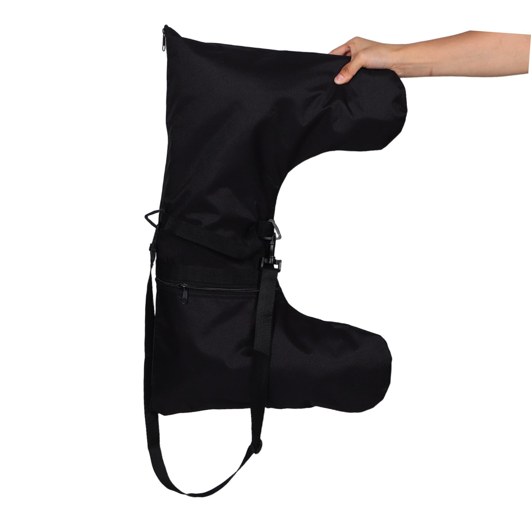 Abaodam da Ghiaccio e Pattinaggio Rotelle con Tracolla Regolabile Materiale ad Alta Densità e Rinforzato Antiusura Organizer Spazioso per Accessori Sportivi Outdoor