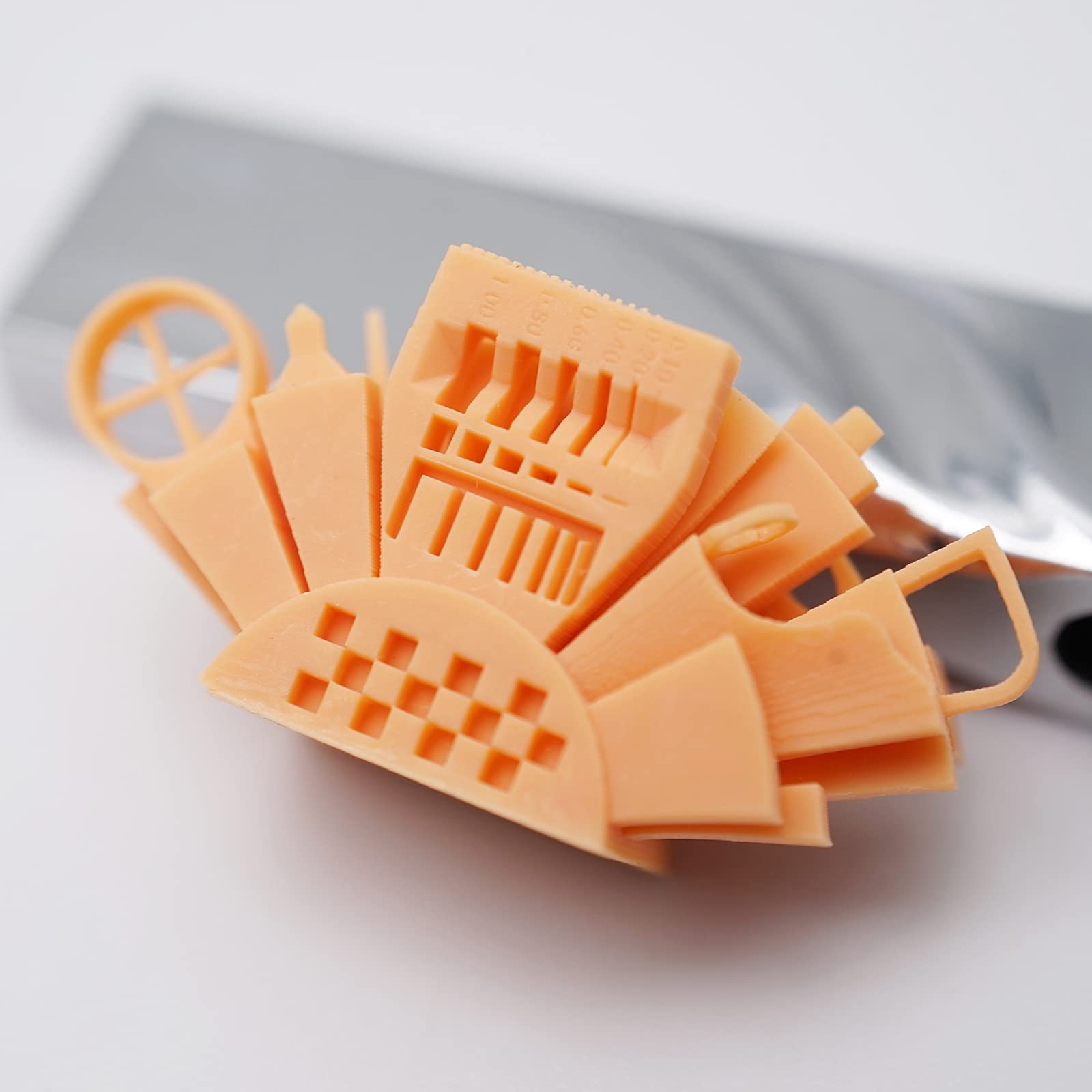 RESIONE M70 Hohe Präzision 3D Drucker Resin, LCD MSLA UV-härtendes Resin 405nm Standard Geruchsarmes starres Photopolymer Kunstharz Flüssige für LCD 3D Druck Lachs (1000g)