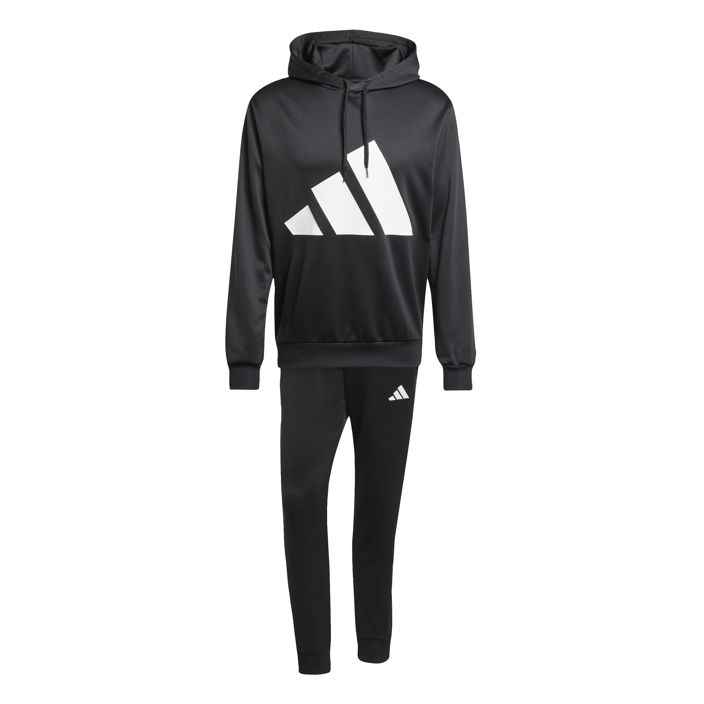 adidas Herren BIG LOGO FRENCH TERRY HOODED TRACKSUITS, black/​white, M