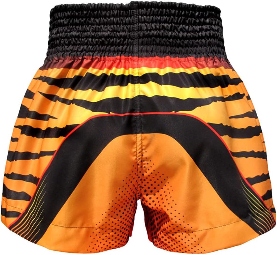 TUFF Muay Thai Boxing Shorts "Grey Roaring Tiger"