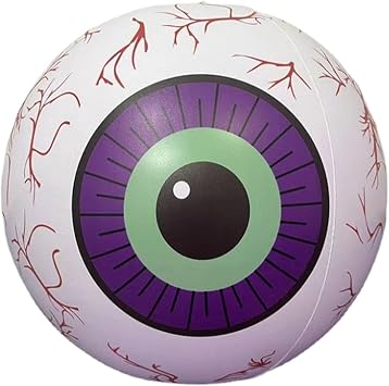 Halloween Inflatables Eyeball Decorations, Outdoor Eyeballs Halloween Decor Build-in 16 Static Color 4 Dynamic Modes LED Lights for Holiday Yard Garden Lawn