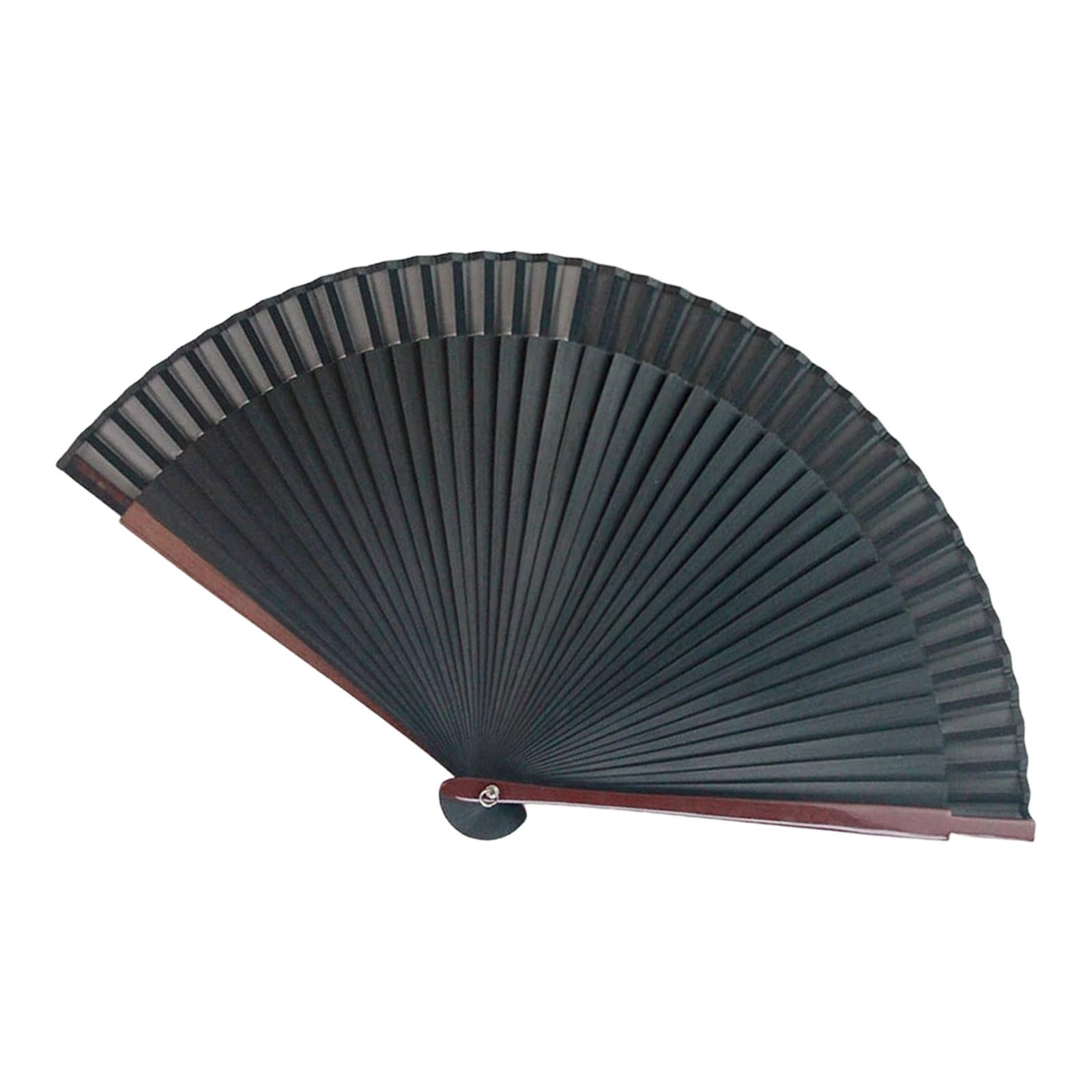 ZEPFJHE Artistic Oriental Folding Fan Handcrafted and Soft Fabric Handheld for Cooling Decoration Dancing Props Traditional Foldable Hand with Fabric Portable Handheld for Cooling Decoration and