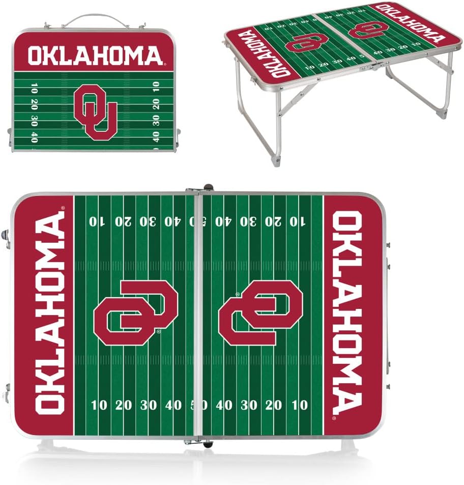 PICNIC TIME NCAA Concert Portable, Small Folding, Mini Picnic Table