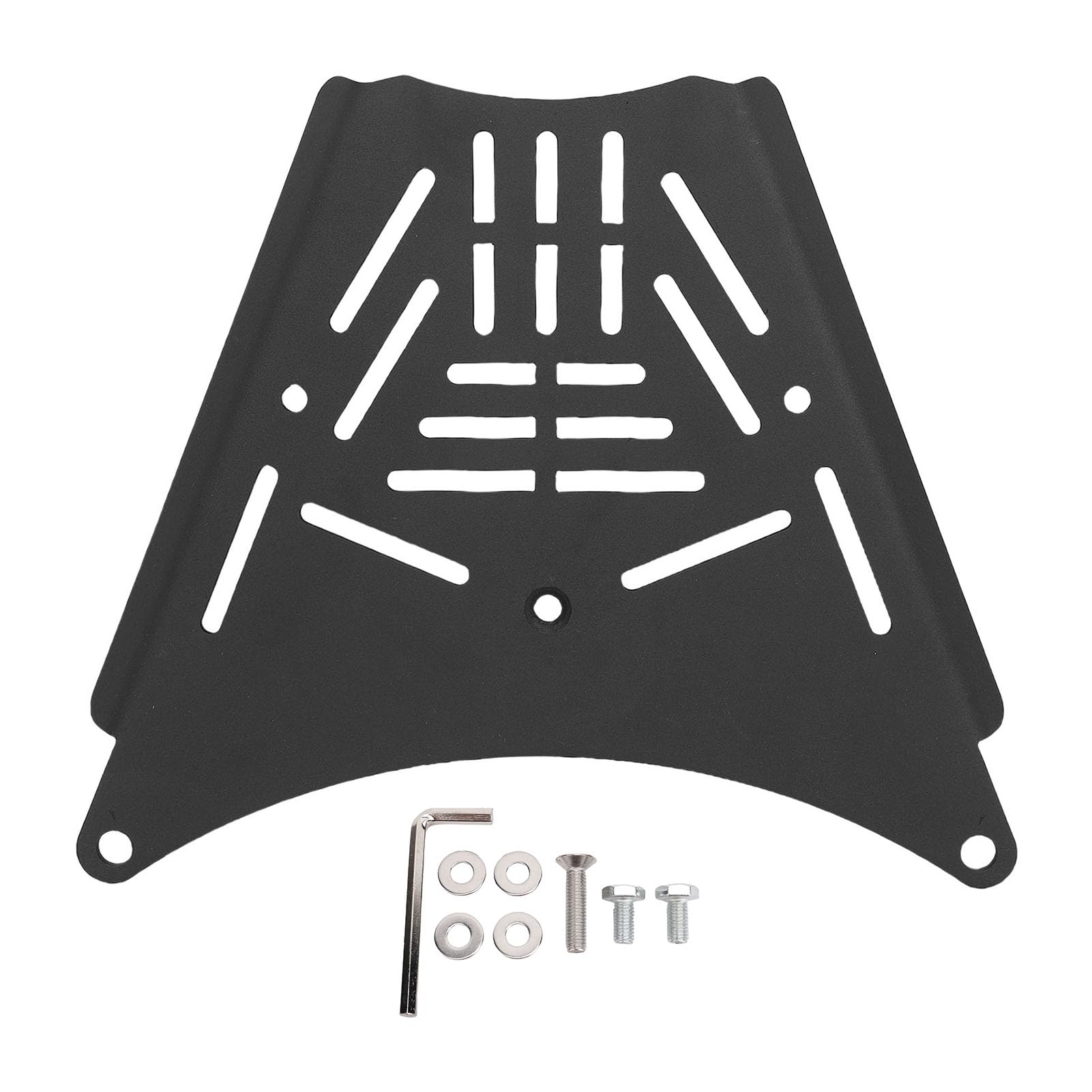 Ausla Soporte de Maletero Trasero de Motocicleta, Placa de Montaje para Maleta de Acero Inoxidable para Zontes 350E 368E