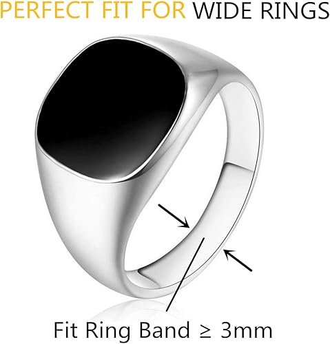 Miniatura 6 de Likimar Ajustador de tamaño de anillo para anillos sueltos Medidor de anillo invisible para anillos anchos