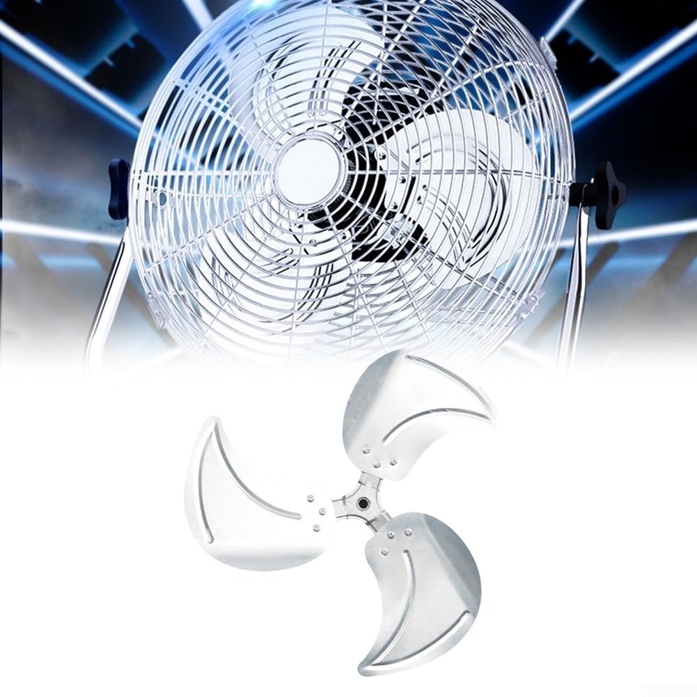 Pale per ventilatore da pavimento, in lega di alluminio, per pavimenti industriali, pale di ricambio per ventilatore da pavimento, set di lame di ricambio per ventilatore da pavimento, in