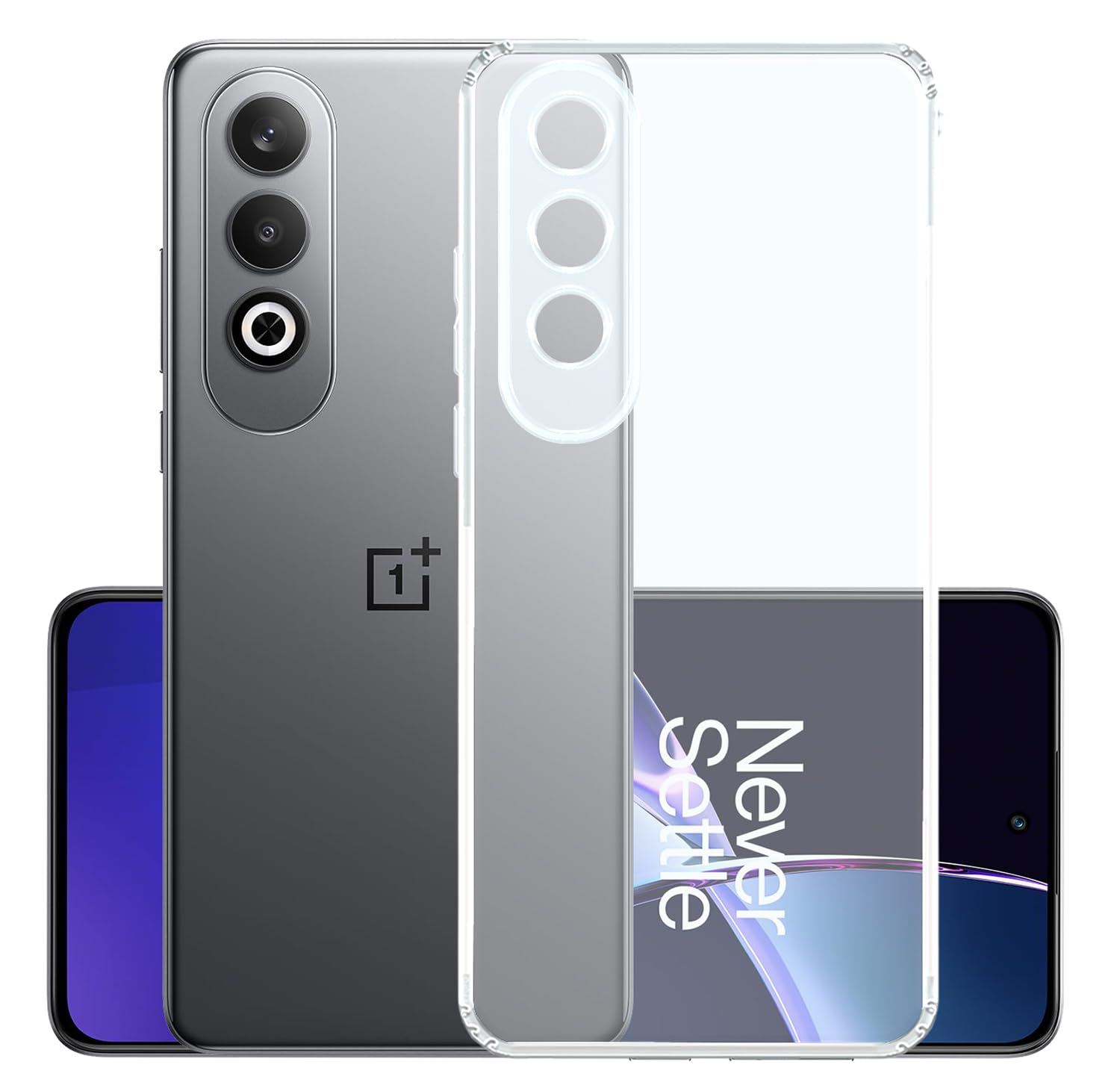 YOFO Back Cover for OnePlus Nord CE 4 (Flexible|Silicone|Transparent|Full Camera Protection|Dust Plug) (B0D5BNG7DX) Amazon Price History, Amazon Price Tracker