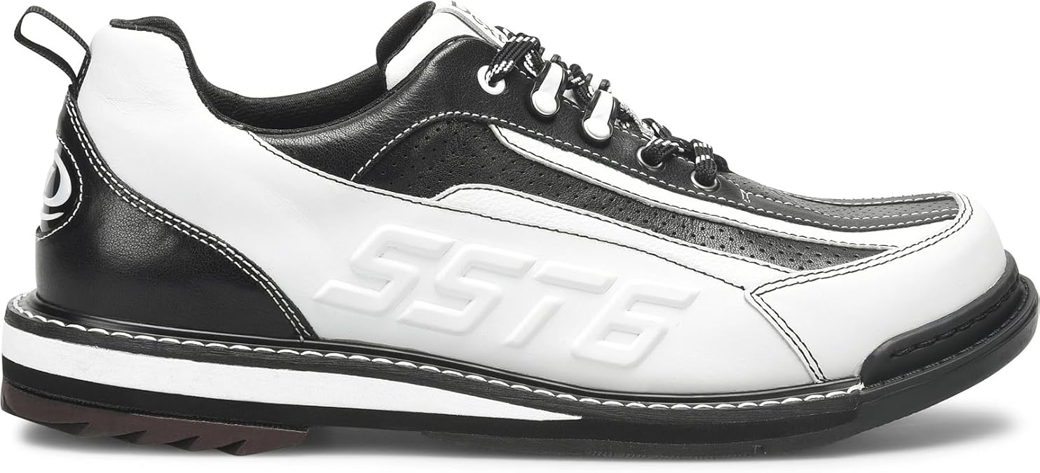 Dexter Men's SST 6 Hybrid LE Left Handed Bowling Shoes White/Black - Interchangeable Slide Sole - for Left Handed Bowlers Only