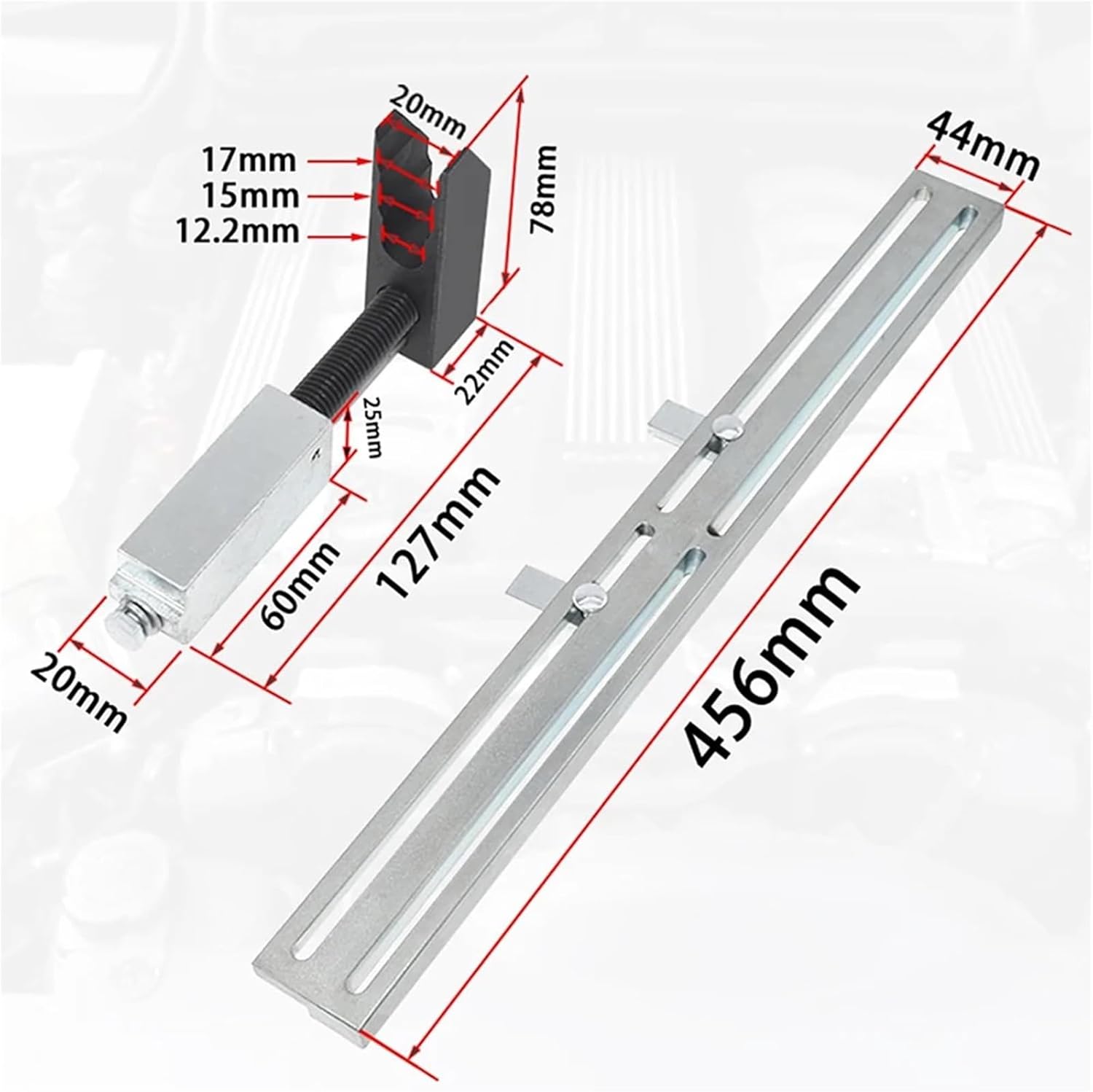 10259B Engine Actuator Spring Compressor Assembly Removal Tool Kit Compatible With Alfa Fiat Multiair 2012-2019 1.4L 16V 2.4L 2.0L Engine(Small set)