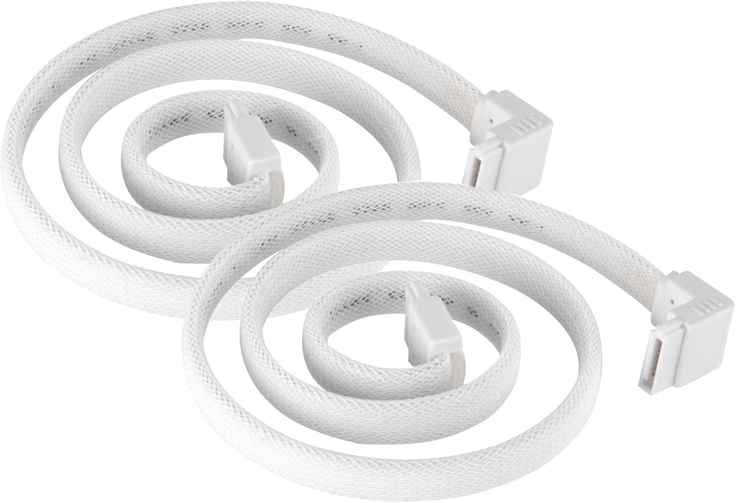 Cable SATA 90° Blanco SilverStone CP08W 2 Pack