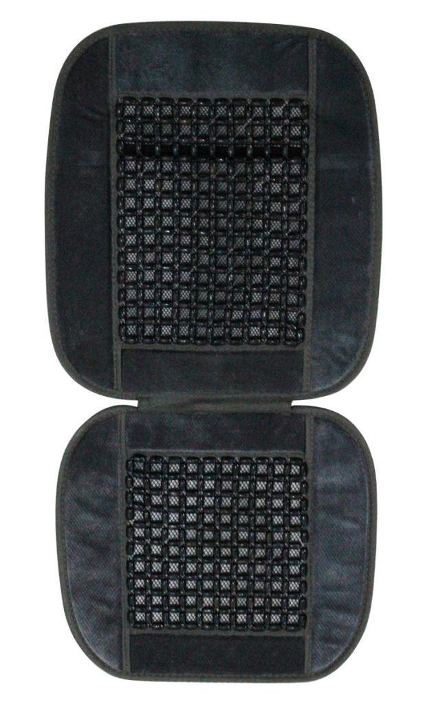 Kozdiko Wooden 1 Pcs Bead Seat with Grey Velvet Border for Daewoo Matiz-image-20