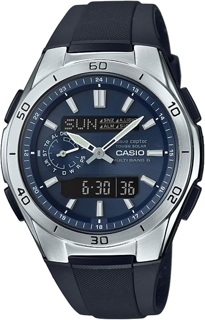 [CASIО] CASIО Natch WAVЕ CEPTOl WORLb STATIOΝS CORRESPONDIΝG WAVЕ SOLAl WVA-M650-2AJE Мen's
