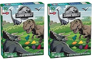 Jurassic World Dinosaur Gummies Fruit Snacks