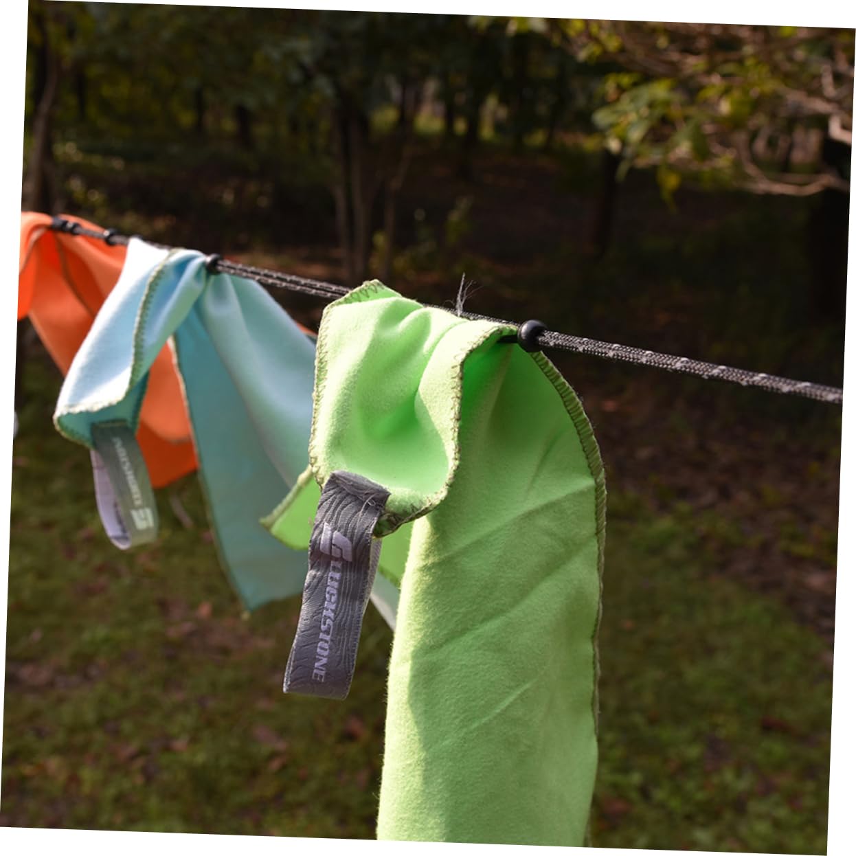 Cabilock Portable Windproof Nylon Clothesline for Indoor Outdoor Use High Strength Drying Rope for Travel and Camping for Hotels and Homes Black