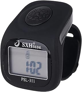 PHONEX Tally Counter Clicker : Multi-Channel Digital Finger Counter Tasbih with LED, Beep Sound, Time Clock & Reset Button - Premium Quality Dhikr Counter & Tasbeeh Counter