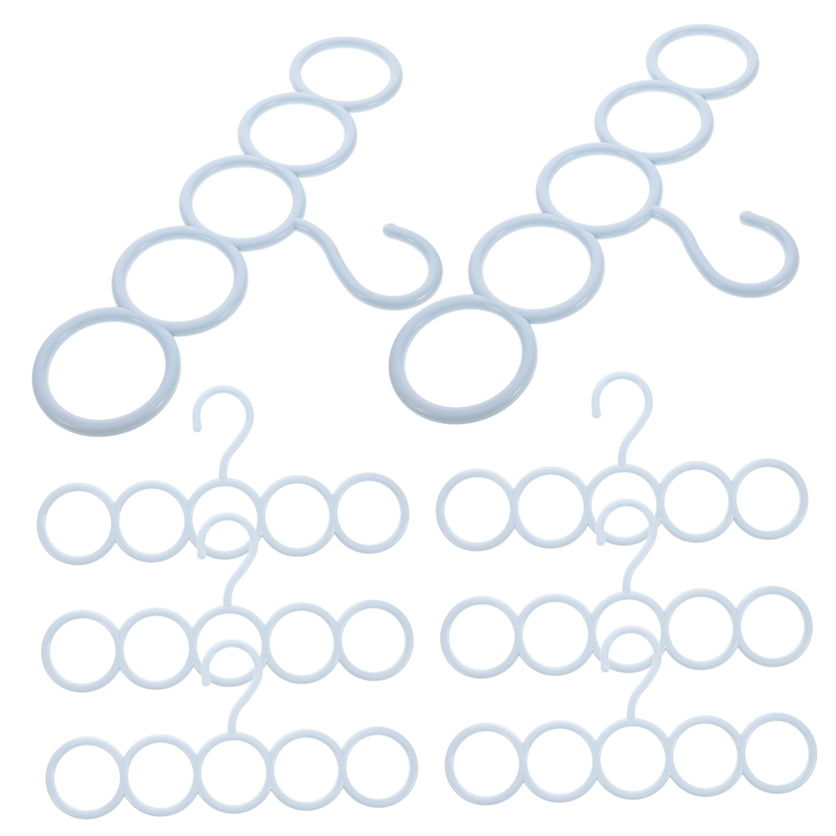 DECHOUS Versatile Scarf Hanger Rack Belt Organizer for Wardrobe Shawl Holder for Home