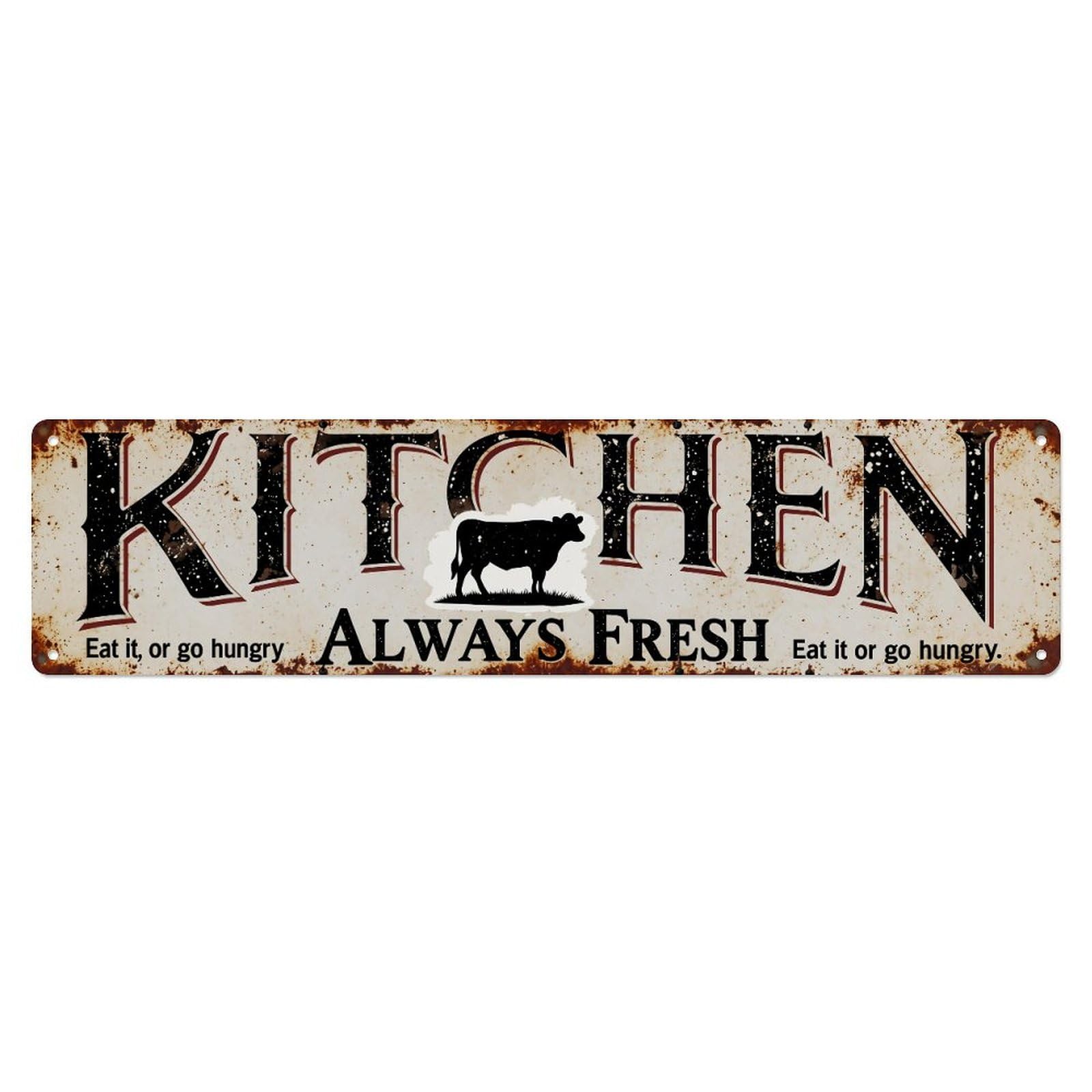 Kitchen Always Fresh Sign Metal Tin Sign Plaque