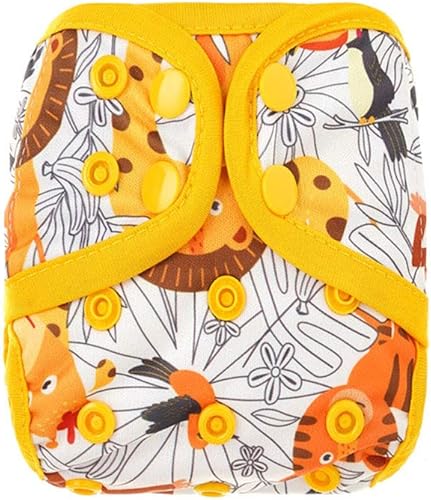 Miniatura 19 de OsoCozy Fundas de pañales de tela reutilizables para recién nacidos, ajuste a presión ajustable y refuerzos de doble pierna para bebés niños y niñas