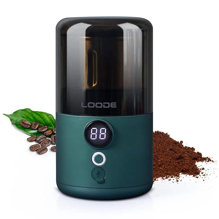 Buy Coffee Grinder Electric Coffee Bean Grinder Rechargeable Grinder