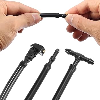 Amazon.com: X AUTOHAUX Front Windshield Washer Nozzles Kit for