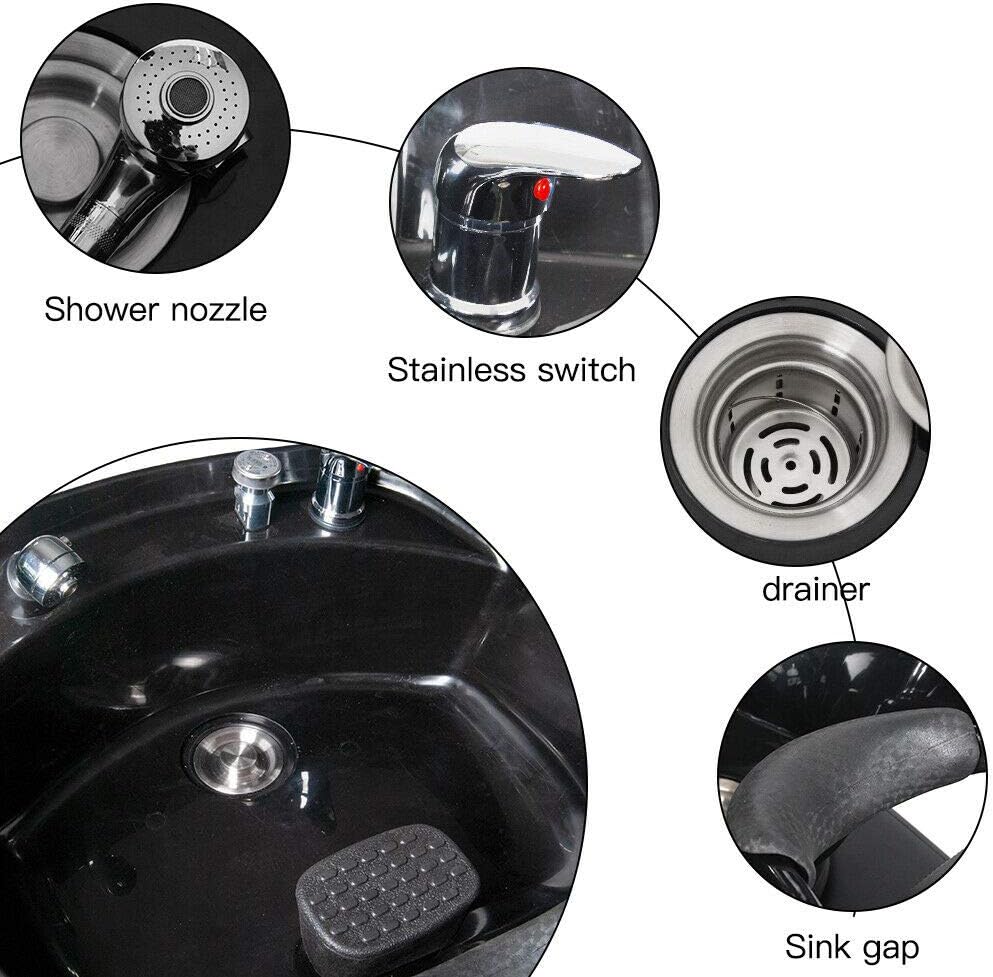 great Backwash Barber Shampoo Chair Bowl Sink Unit Station Spa Salon Beauty Equipment Le Voila! : Beauty & Personal Care