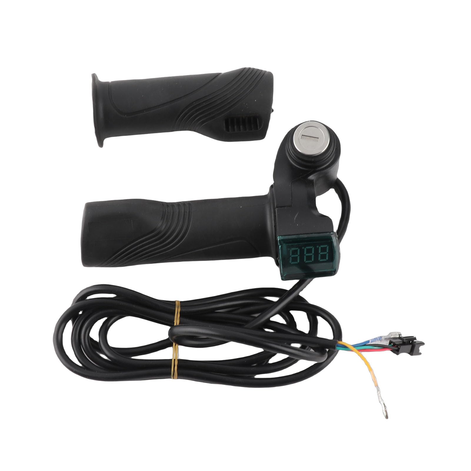 Manillar Acelerador Para Bicicleta Eléctrica 36V - Con Pantalla LED, A Prueba De Agua, Incluye Llaves
