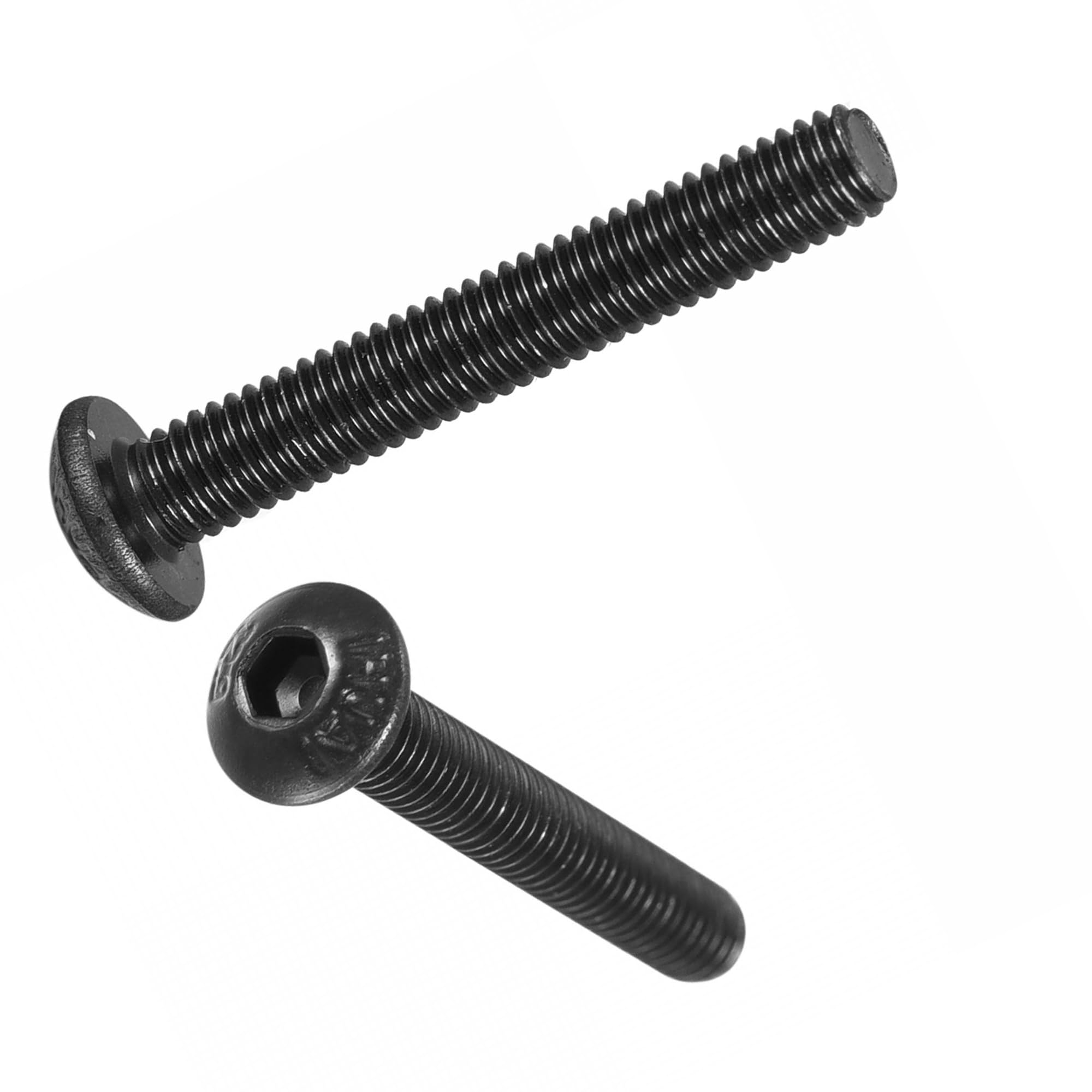 Unifizz M3x20mm Alloy Steel Button Head Hex Socket Cap Screw Bolt 100pcs