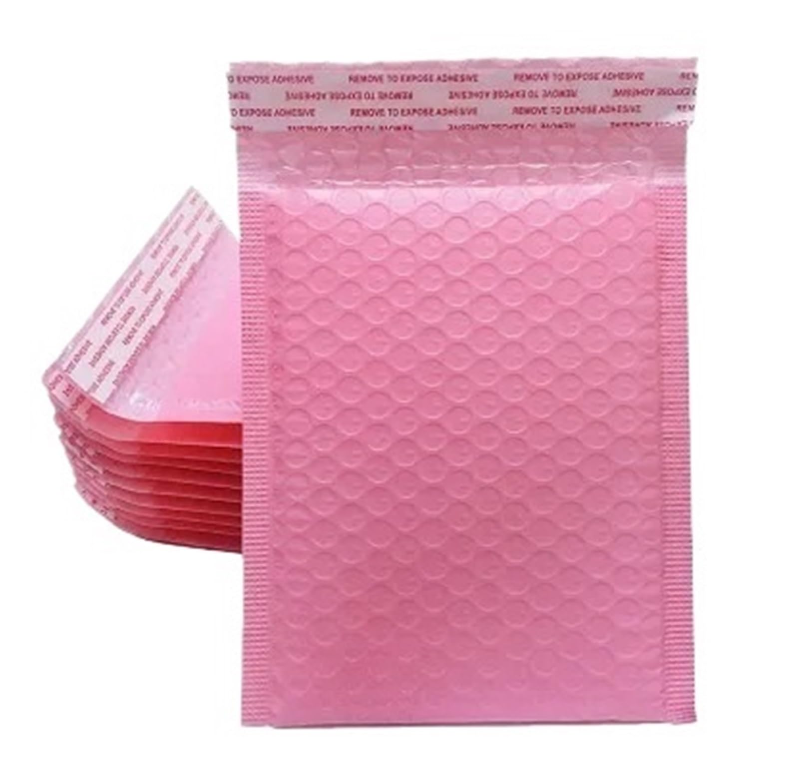 Buste Pluriball 100 pezzi Buste imbottite con bolle d'aria postali pellicola perlata Busta for posta regalo for libri foderata Autosigillante Rosa