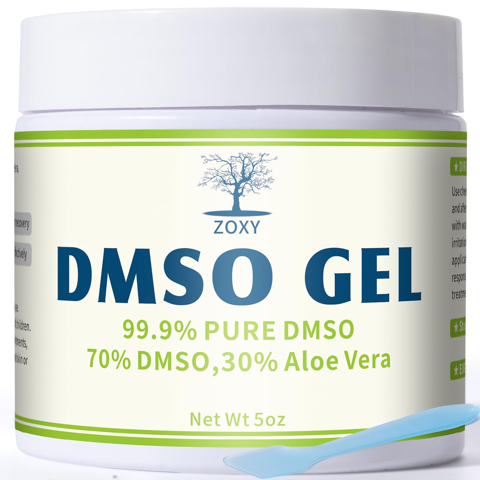 Amazon.com : ZOXY DMSO Gel with Aloe Vera, 99.9% Pure DMSO, Low Odor,  Non-Greasy, 4 oz : Beauty & Personal Care