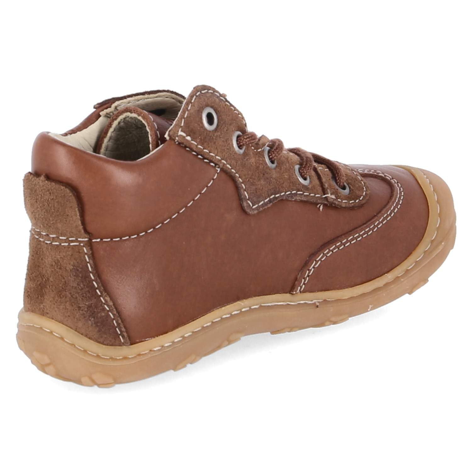 PEPINO 50 1205402/260 - Zapatillas unisex para aprender a andar (piel, talla 18), color marrón