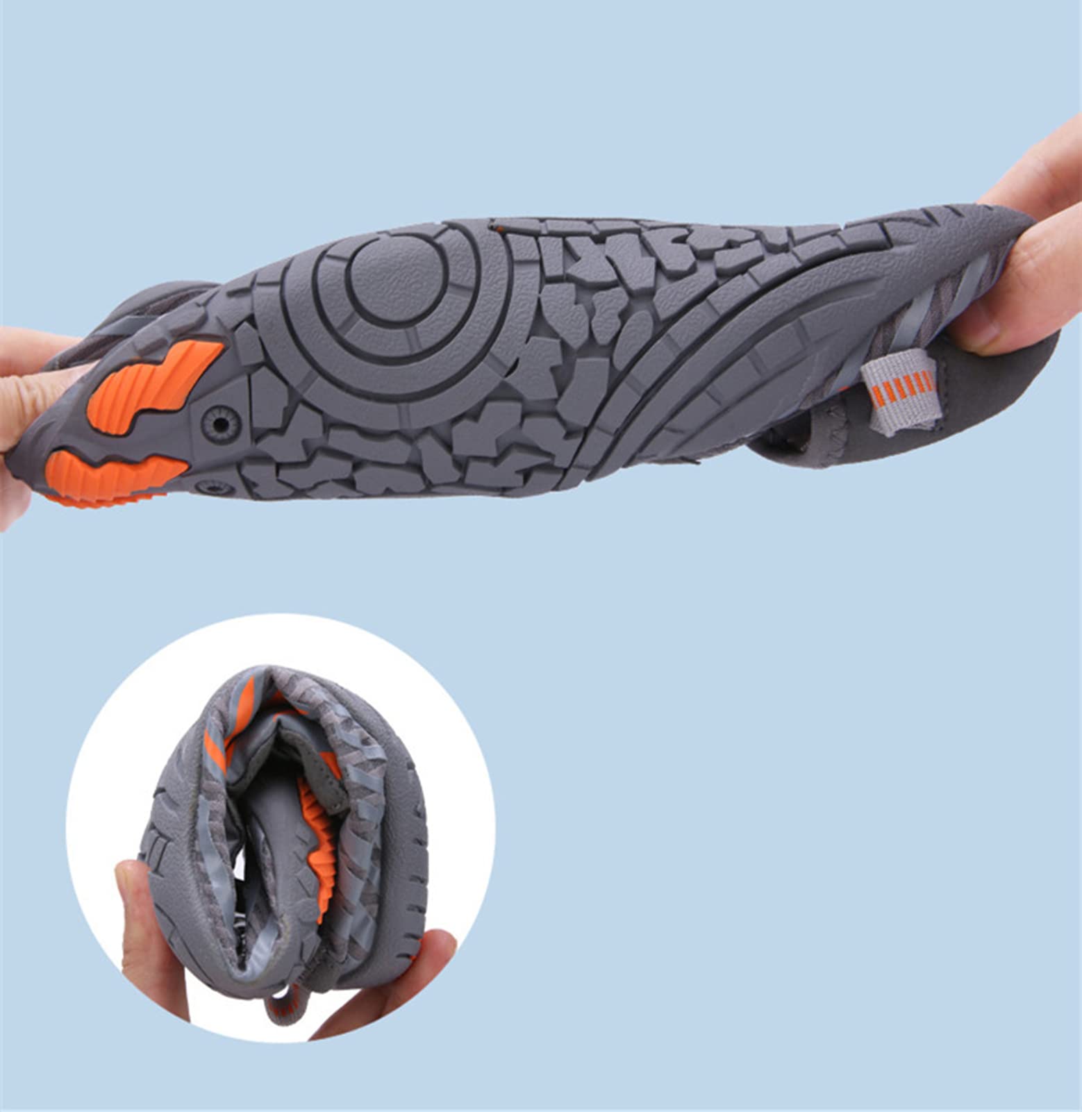 Zapatos Acuáticos para Hombres Zapatos De Playa Descalzos Zapatos De Natación Acuática Yoga Secado Rápido Zapatos Ligeros Zapatos De Fitness Zapatos De Entrenamiento(40 EU, C01-Gray)