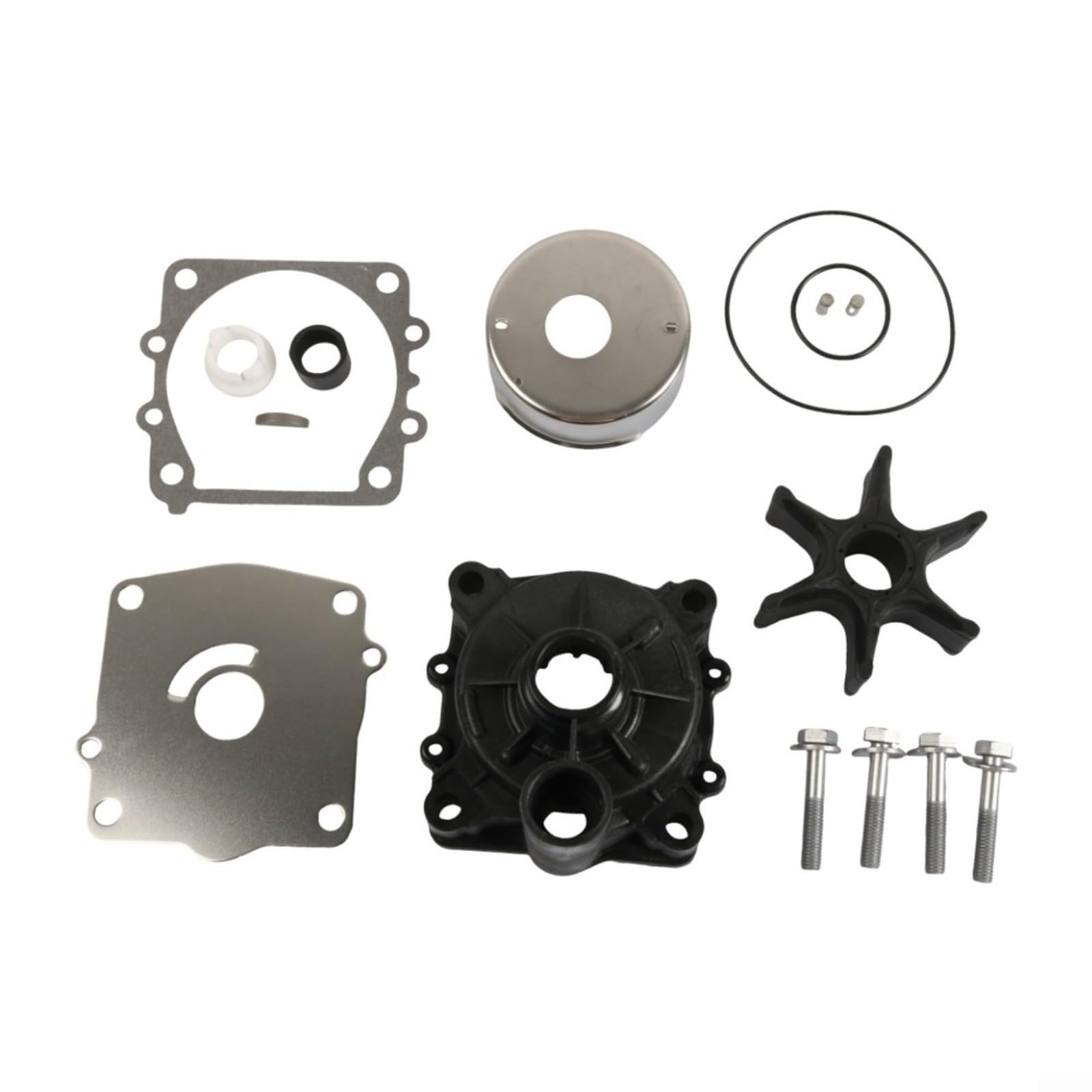 Kit di riparazione per girante della pompa dell'acqua con alloggiamento per fuoribordo a 2 tempi 115HP 130HP C115 L130, sostituisce 6E5-W0078-A1-00, parte di servizio di raffreddamento del